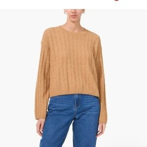 Cable Knit Tan Sweater